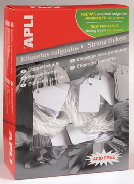Etiketten Draad Apli (13X20Mm, 1000)