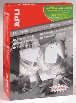 Etiketten Draad Apli (15X24Mm, 1000)