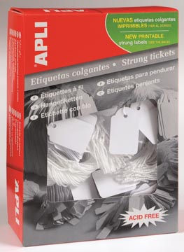 Etiketten Draad Apli (18X29Mm, 1000)