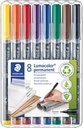 Etui Lumocolor Staedtler 313 Permanent (Dikte 0,4Mm 8 Kleuren) 