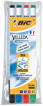 Etui Witbordstiften 1721 Bic (Dikte 1,2Mm, 4 Kleuren)