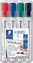 Etui Witbordstiften 351 Staedtler (Dikte 2,0Mm, 4 Kleuren)
