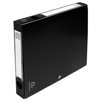 Ondoorzichtige Klasseerdoose Pp 7/10De Rug 80Mm - A4 - Zwart