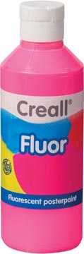Creall Plakkaatverf fluor , roze, 250 ml