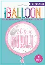 Folieballon ’It’s a girl!’ (Ø45cm)