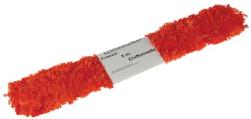 Froezelpapier, oranje, 5m x 6cm