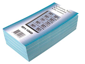 GARDEROBEBLOK (BLAUW, 501-1000)