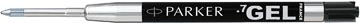 Gelvulling Balpen Parker (Zwart)
