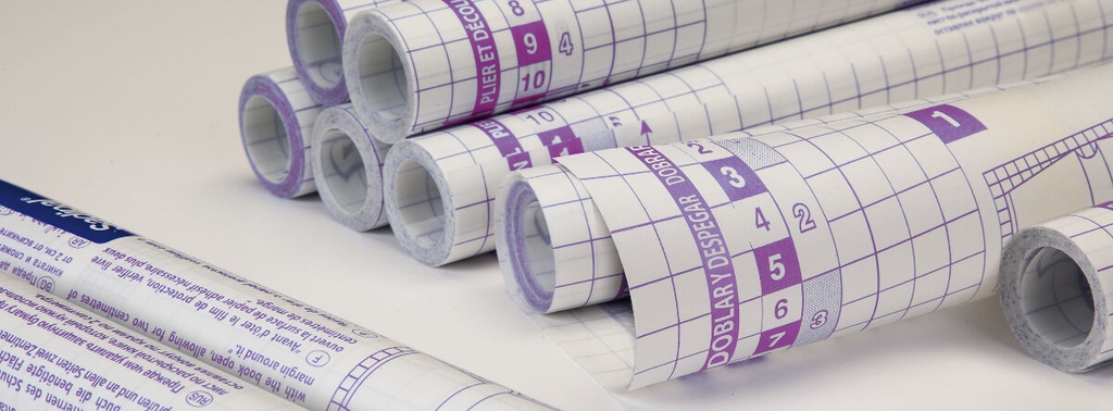 herplaatsbaar kaftpapier (45cmx5m)