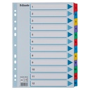 index luxe mylar plus a4 (cijfers 1-12)