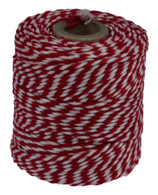 Katoenkoord Bol (50Gr, Rood-Wit)