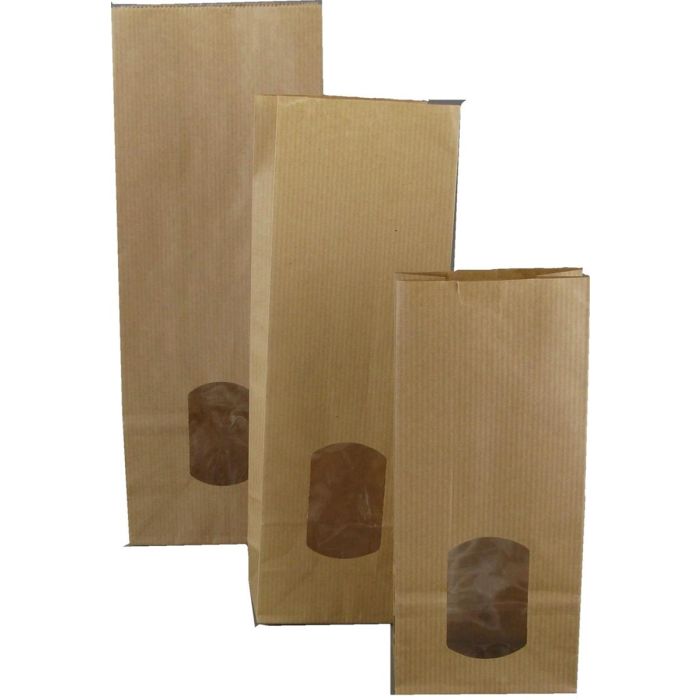 Kraftzak Blokbodem 100 Stuks (80X50X240Mm)