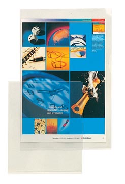 L-MAP 100 ZICHTMAP PP A4 TRANSPARANT (GLAD)