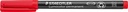 Lumocolor Staedtler 317 Permanent Dikte 1Mm Rood)