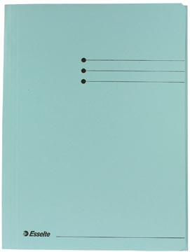 Map 3 Kleppen 300Gr A4 (Blauw)