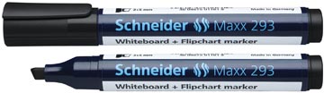 Marker Whiteboard/Flipchart Schuine Punt (Zwart)