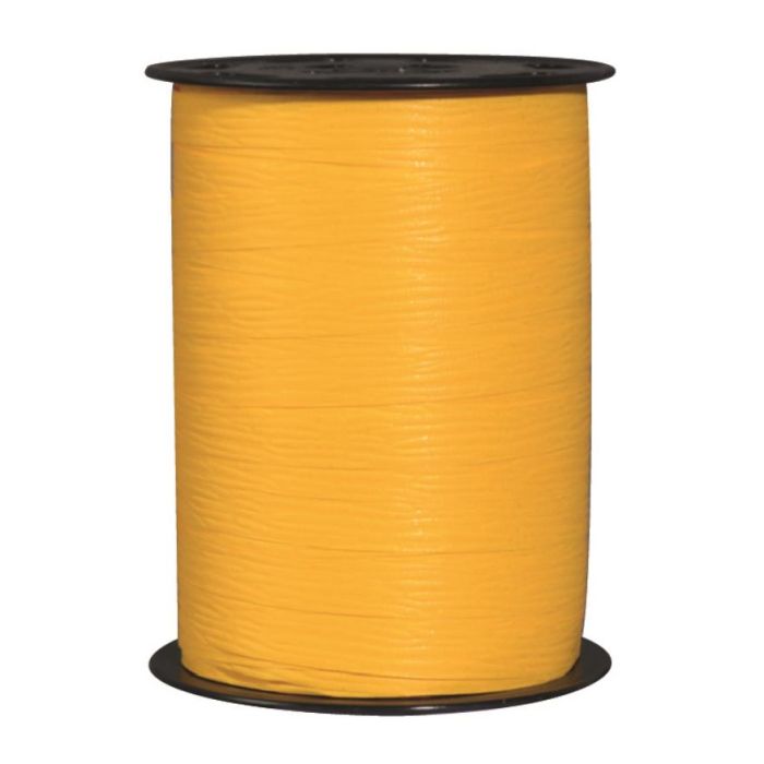 Mat Line Lint, Geel, Crêpepapier Effect, Matte Afwerking Matline Crepon - 10Mm X 250M