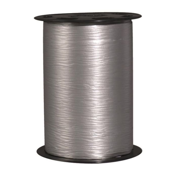 Mat Line Lint, Zilver, Crêpepapier Effect, Matte Afwerking Matline Crepon - 10Mm X 250M