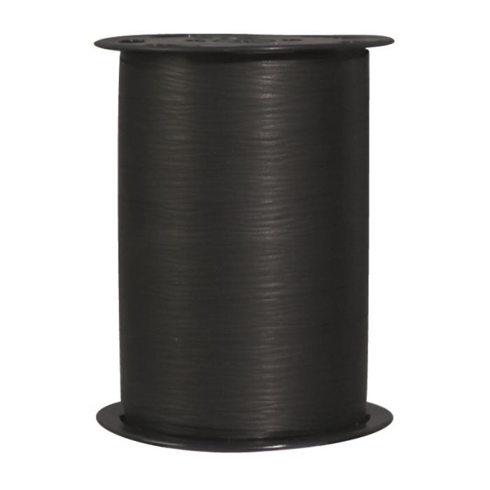 Mat Line Lint, Zwart, Crêpepapier Effect, Matte Afwerking Matline Crepon - 10Mm X 250M