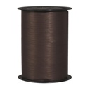 MAT LINE lint, donkerbruin, crêpepapier effect, matte afwerking matline crepon - 10mm x 250m