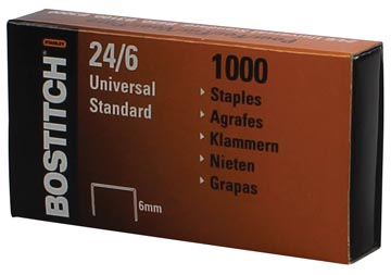 Bostitch Nietjes 24-6-1Mgal, 6 Mm, Verzinkt, Doos Met 1000 Nietjes