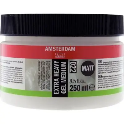 Amsterdam extra heavy gel mat medium tube 250ml
