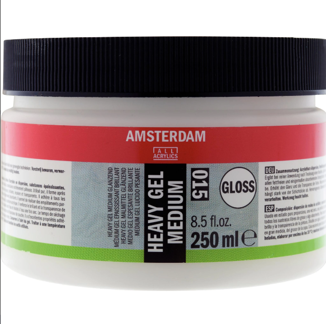 Amsterdam Heavy Gel Medium Glanzend 015 Pot 250 Ml