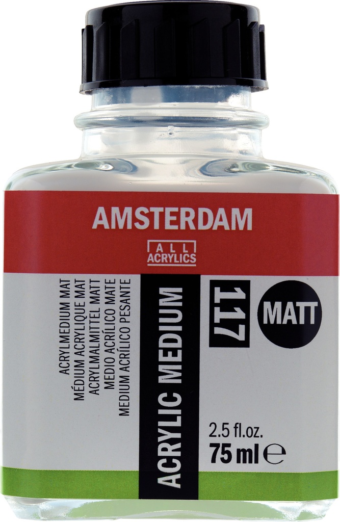 AMSTERDAM MEDIUM MAT FLES 75ML
