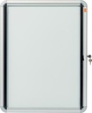 Nobo Premium Plus Magnetische Binnenvitrine Draaideur Slot 4X A4 Metaal