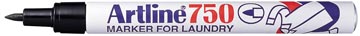 Textielmarker Zwart Ek-750 Artline, Blister