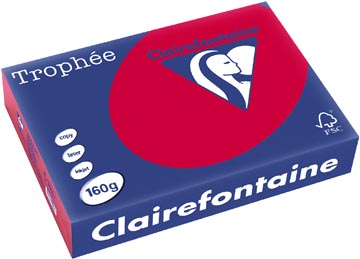 a4 trophee (160gr, kersenrood, 250)