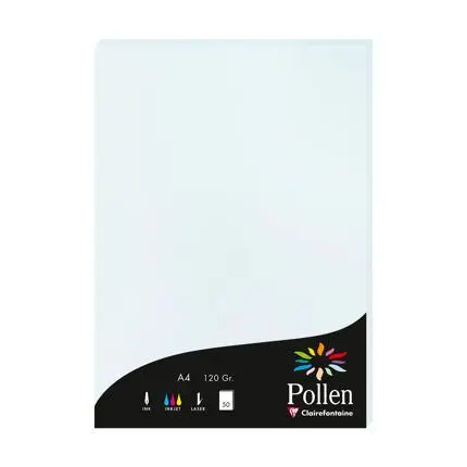 Pollen, 50 Bladen, 160G, 210X297Mm - Lichtblauw