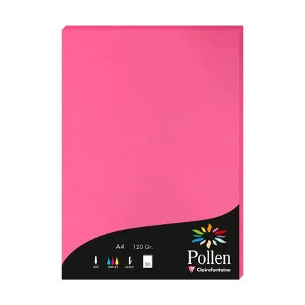 Pollen, 50 Bladen, 160G, 210X297Mm - Fuchsia