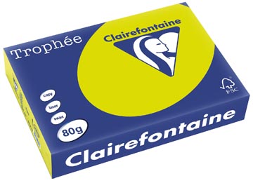 A4 Trophee (80Gr, Fluo Groen, 500)