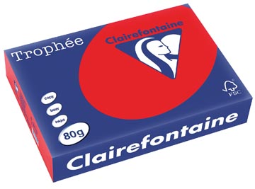 A4 TROPHEE (80GR, KORAALROOD, 500)