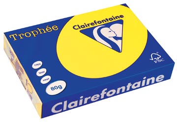 a4 trophee (80gr, zonnegeel, 500)