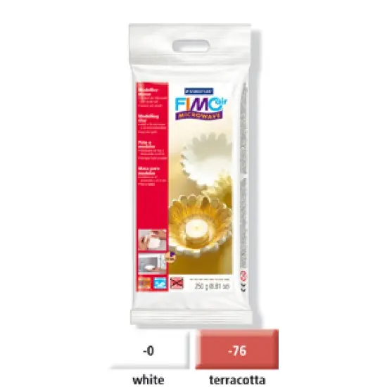 Fimo air boetseerpasta microgolf terracotta 250gr