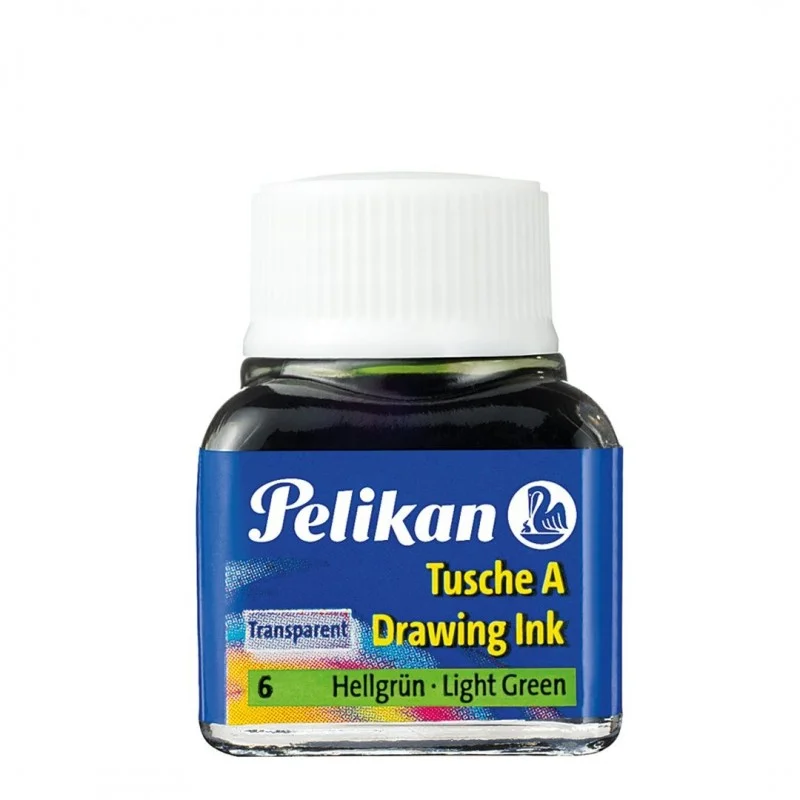 Tekeninkt Oost-Indisch fles (lichtgroen)