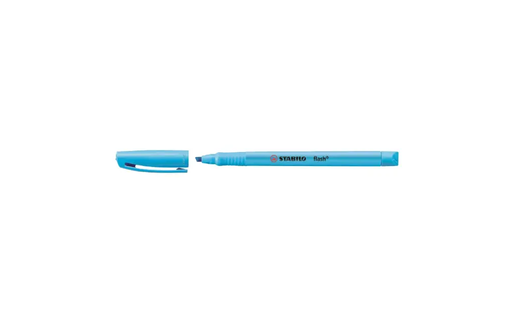 -stabilo overlijner flash (blauw)