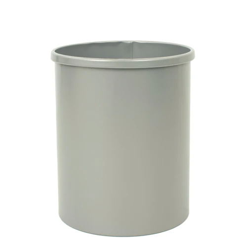 Ronde papierbak 15 liter, V-Part - aluminium