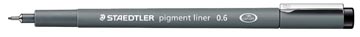 Pigmentliner Staedtler (Dikte 0.6Mm, Zwart)