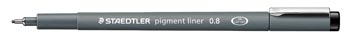 Pigmentliner Staedtler (Dikte 0.8Mm, Zwart)