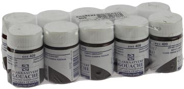 [22-409] Talens Gouache Extra Fine Quality Fles 16 ml Omber Gebrand 409