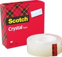 PLAKBAND SCOTCH CRYSTAL CLEAR (19MMX33M)