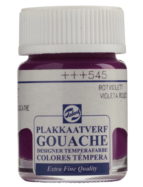 Talens Gouache Extra Fine Quality Fles 16 Ml Roodviolet 545