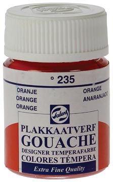 Talens Gouache Extra Fine Quality Fles 16 Ml Oranje 235