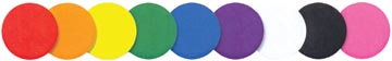 Zakje Met 200 Plakvorm 40 Mm Cirkel 10 Kleuren