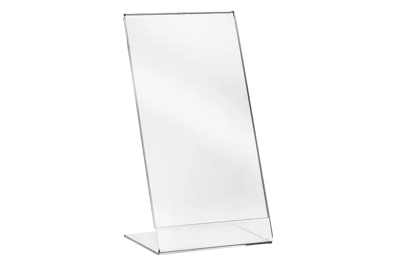 Kaarthouder schuinstaand 1/3A4 portrait