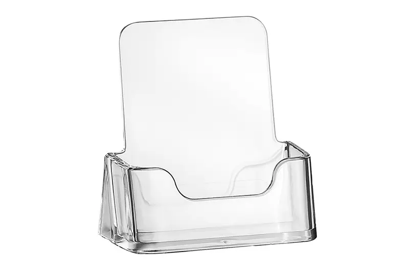 Visitekaarthouder Rechtopstaand Transparant