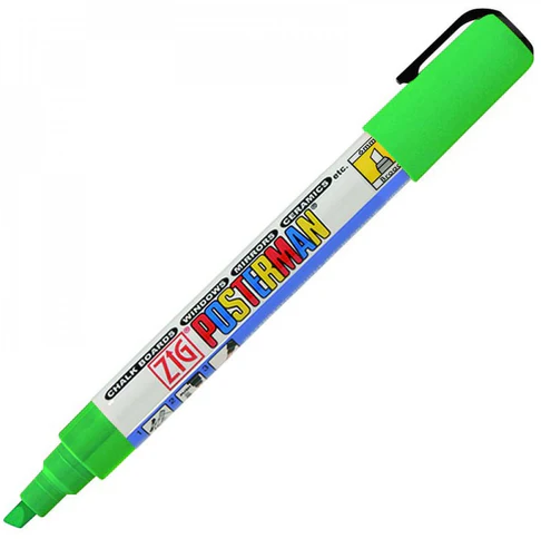 Posterman  Krijtstift (Fijn, Groen)